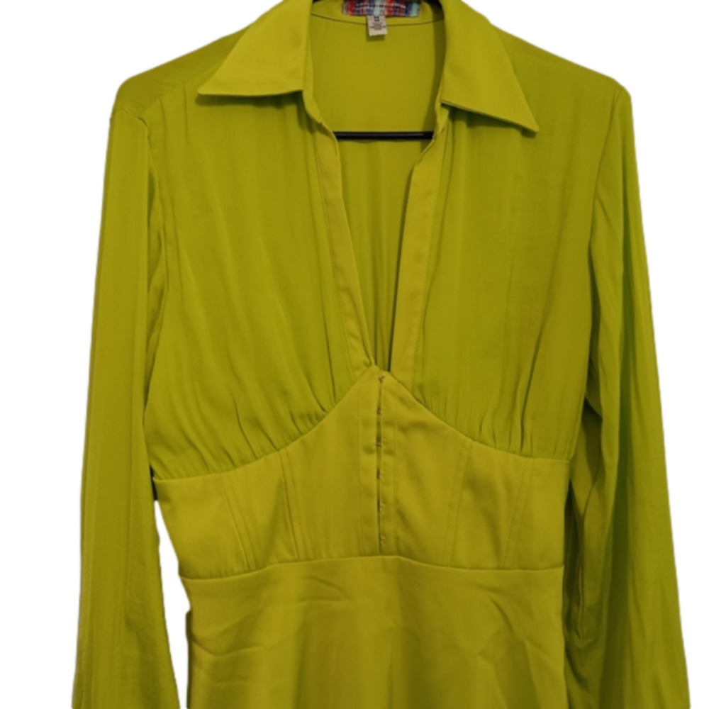 Urban Outfitters Phoebe Corset Shirt Dress